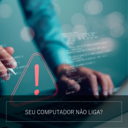 "Seu notebook não liga ou não responde? Nós identificamos a causa do problema, seja hardware ou software, e realizamos os reparos necessários para restaurar seu equipamento. Entre em contato agora e conte com nossa experiência para solucionar o problema."